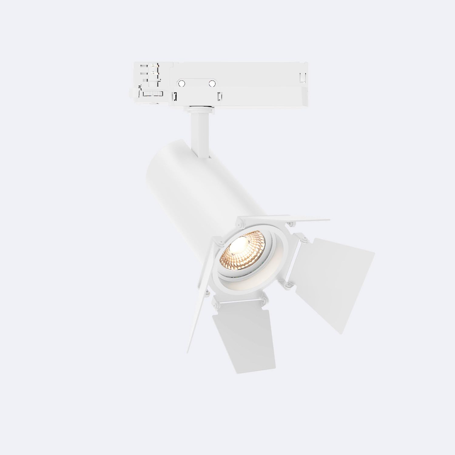 LEDKIA Foco Carril LED Trifásico 20W Fasano Cinema Regulable Blanco 2700K B