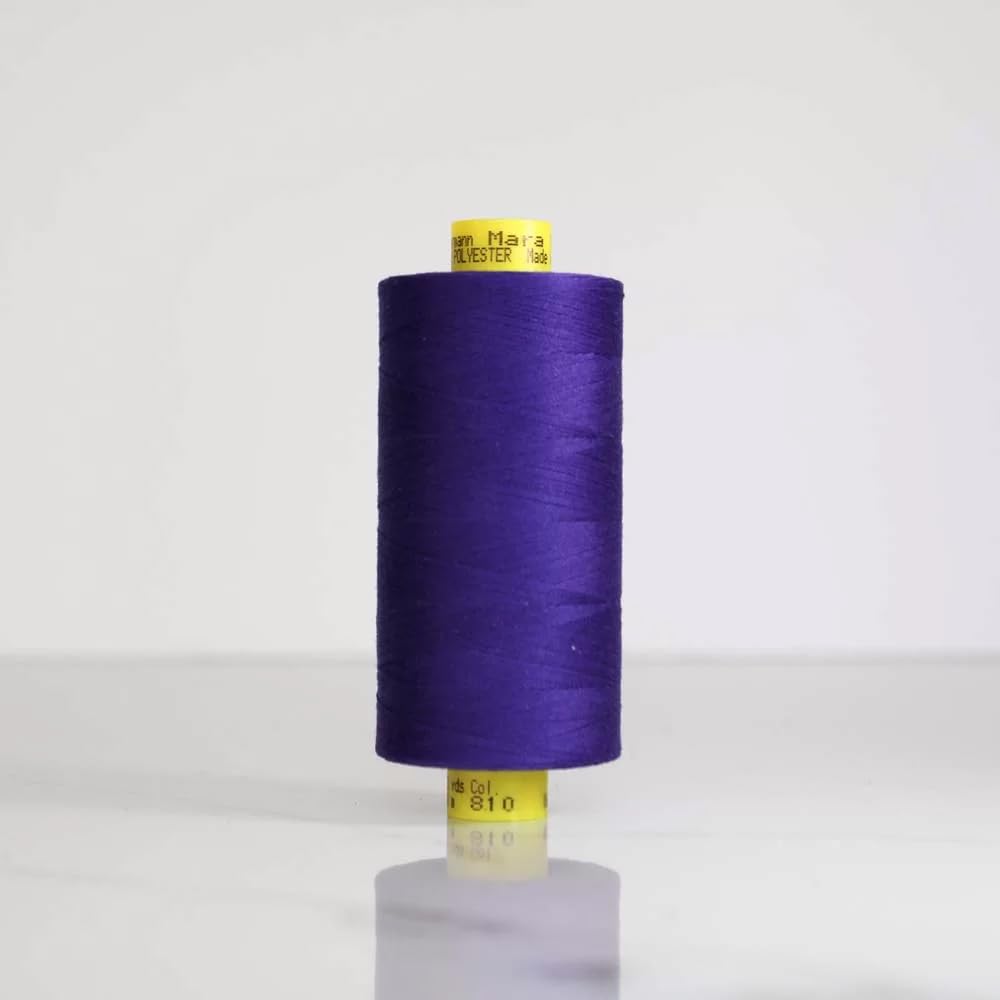 Gutermann Mara 120 All-Purpose Polyester Sewing Thread – 1000m Spool, UV Resistant, Silky Shine, Tear & Abrasion Resistant – Perfect for Sewing Machines or Hand Sewing/Colour-810