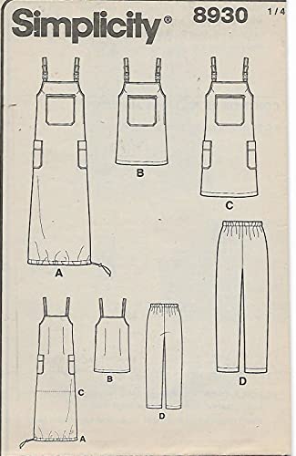 C217 Simplicity 8930: Girl's Mix & Match Size 7-102