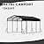 12x20 FT Metal Carport, Garage with Updated Frame Structure, Galvanized Steel Roof and Enhanced Base Canopy, Metal Garage Car Shelter Shade for Car, Boats and Truck