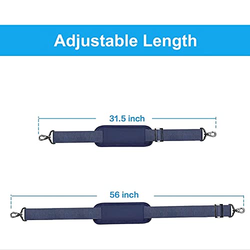 Mosiso MO-SHOULDER-STRAP-NABU 56 Inch Shoulder Strap, Adjustable Thick Soft Universal Replacement Non-Slip Fit Padded With Metal Swivel Hooks For Laptop Shoulder Bag/Laptop Messenger Bag/Crossbody Bag thumb #2