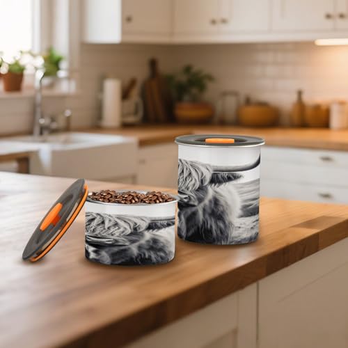 Envase hermético de acero para café 500ml miniatura 6