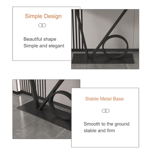 Mesa de sofá estilizada y mesa de pasillo estrecha para decoración interior 4