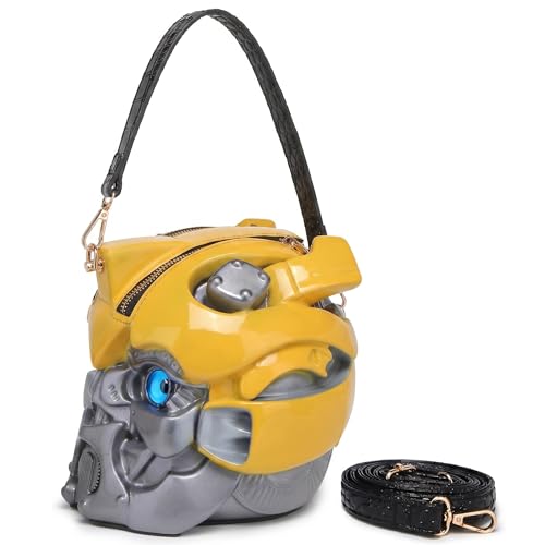 Image of Men PVC Unique Novelty Weird Shape Handbag Purse Detachable Strap Crossbody Shoulder Bag for Women