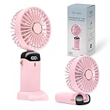 Photo Gallery cuqoo ventilatore portatile con supporto per telefono, rosa, mini ventilatore ricaricabile usb con potente batteria (4000 mah) | ventilatore da tavolo pieghevole con 5 velocità e display digitale | Photo Gallery cuqoo ventilatore portatile con supporto per telefono, rosa, mini ventilatore ricaricabile usb con potente batteria (4000 mah) | ventilatore da tavolo pieghevole con 5 velocità e display digitale |