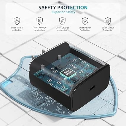 Image of Original 45W Charger Adapter Ultra Fast Charging for Sam-Sung S24 Ultra, S24 Plus, S24, S23 Plus, S23 Ultra, S23, S23 FE, S22 Ultra, Tab S9 Plus, Tab S9, Z Fold /Z Flip (only Adpter) (DEC26)