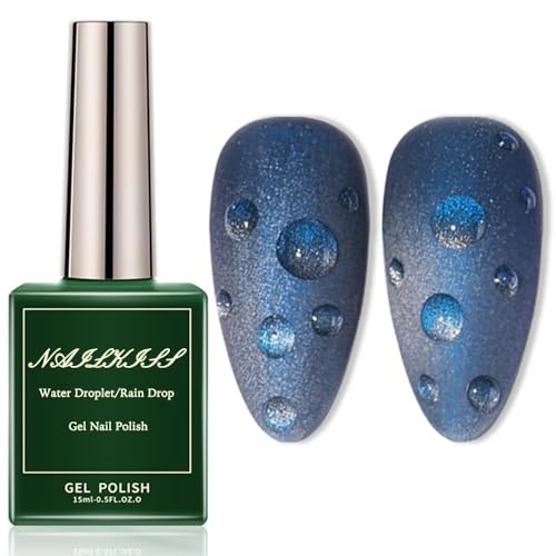 CYOZTE 1PC Clear Water Drop Nail Sculpting UV Gel 15ml Soak Off Ice Dew Gel for 3D Rain Drop Nail Art Designs (1)