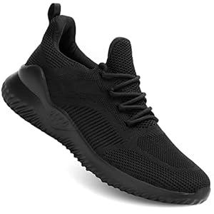 Kapsen Men’s Non Slip Running Shoes Ultra Light Breathable Casual Walking Shoes Fashion Sneakers Mesh Workout Sports Shoes