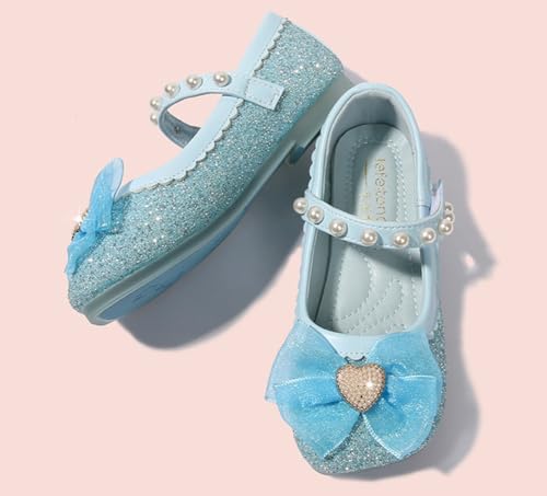 Girl's Ballerina Ballet Mary Jane Flats Bow Walking Wedding Flower Party Dress Shoes for Toddler/Little Kid3