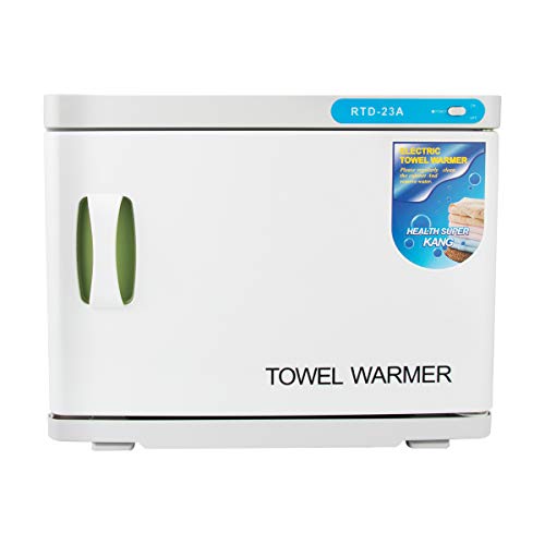Gimify 23L Hot Towel Warmer UV Sterilization with 2 Stainless Steel Racks for Home Bathroom Office Spa Barber Salon Gym Facials
