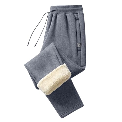 スウェットパンツ メンズ 裏起毛 ジョガーパンツ 厚手 暖かい 防寒ズボン ストレッチ 柔らかい ジャージ下 無地 カジュアル ゆったり ストレートパンツ ウエストゴム 調整紐 ボトムス おしゃれ 大きいサイズ 冬秋服 普段着 アウトドア スポーツ(グレー