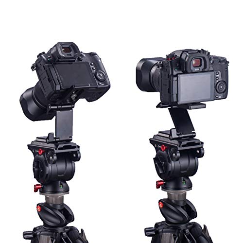 Universal Flex Tilt Head Z Mount Bracket Arca-Swiss Tripod Head Quick Release Plate Mounting For Monopod Slider Rail Cage Rig Stabilizer Gimbal Compatible With Dslr Camera Canon Nikon Sony Panasonic #TOP6