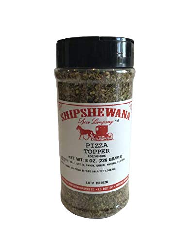 Shipshewana Spice Company Pizza Topper 8 Ounce Bottle - Amish Cooking