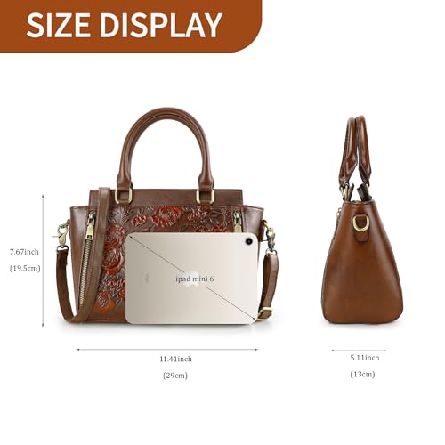 Bolso Crossbody para Mujer Tote Hombro Mediano Vintage miniatura 3
