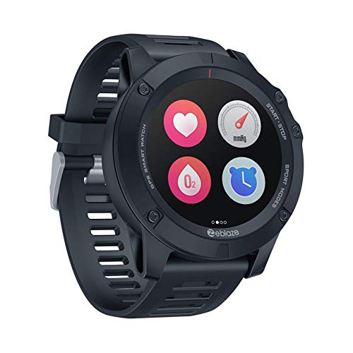 TARTIERY Smartwatch Fitness Trackers avec Moniteur De Fréquence Cardiaque Multi Sports Modes Étanche Meilleure Durée De Vie De La Batterie GPS Montre Intelligente pour Zeblaze Vibe 3 Android/iOS