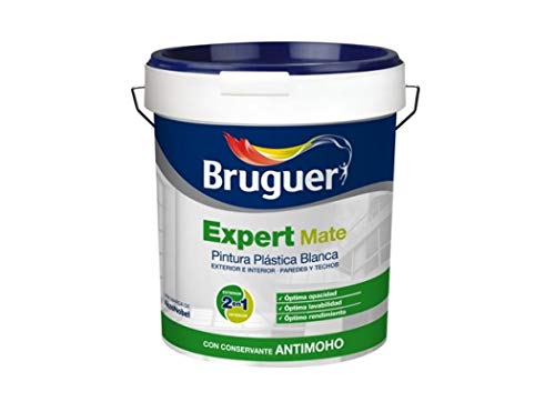 Akzo Nobel Coatings 5208090 - Pintura plast mate 15 lt bl ext. expert bruguer