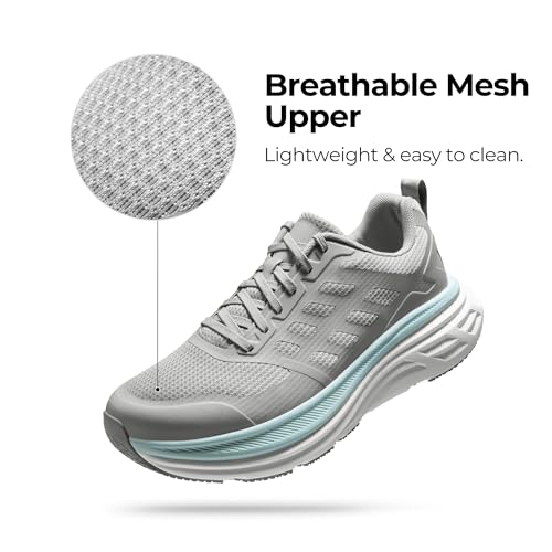 Image of NORTIV 8 Men's Walking Running Tennis Cushioning Shoes ActiveFloat Non Slip Athletic Gym Workout Jogging Comfortable Sneakers