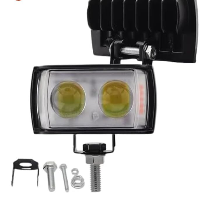 Dual LED Fog Light for Bikes with ON/Off Switch, Multi-Colour | 3 Colour Modes, Mounting Bracket Included, 12V DC Powered, Universal Fit, Waterproof Housing-image-16