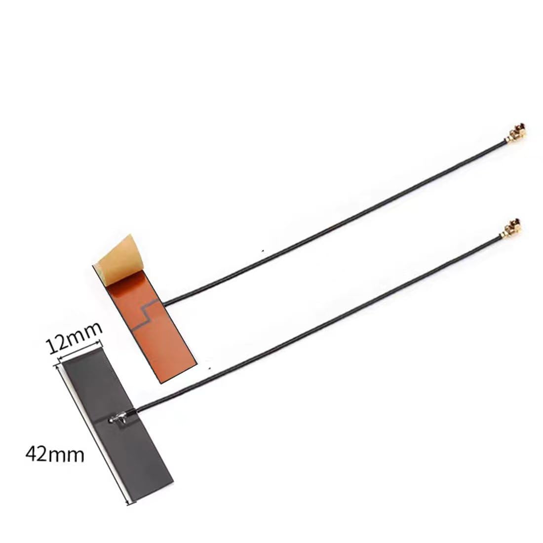 CORONIR IPX Built-in 2.4GHz Antenna,Internal Antenna Built-in PCB Antenna Patch for WiFi Router, Monitor, Bluetooth Speaker Headphone Module IPEX1 - Pack of 2