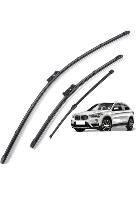 Wiper Blades Front With Rear Wiper Blade Set Fits For BMW X1 New 2016 onwards allroad,Size -26"+16"+14" (Set of 3)-image-11