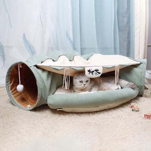 Cama para Gatos Suave y Cueva Multifuncional con Juguetes 3