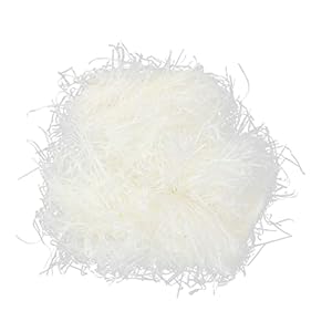 STOBOK gesneden papierversnipperaar vulmiddel gekreukt papiersnippers geschenkdozen lafite zijde papier graspapier voor cadeau Raffia versnipperd papier versieren crêpepapier mand