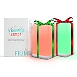 Friendship Lamp FriendLi by Filimin - Subscription Required Wi-Fi LED Light for Long Distance Touch Lamp, Present for Best Friend, Relationship, Family, Unique Gifts, Easy App Setup - Set of 2
