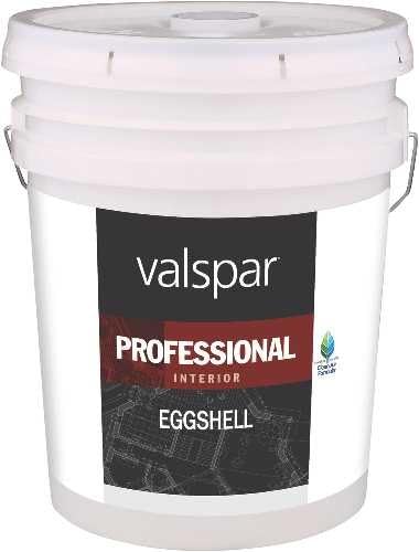 VALSPAR PAINT Interior Latex Paint Swiss Coffee Eggshell, 5 Gallon