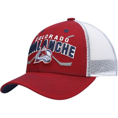 Outerstuff NHL Youth Core Lockup Meshback Adjustable Hat (US Alpha One Size Colorado Avalanche)