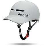 Gudook Adult Bike Helmets for Men - Women Bicycle Helmet - Certified Comfort Lightweight Adjustable Baseball Cap Style Cycling Helmet for Urban Commuter Road Biking Scooter