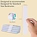 Germiwipe Money Bands for Cash, Self-Adhesive Currency Straps, Cash Bands,Bill Wrappers to Organize Cash-Money Straps for Bills, (Blank White-120 Pcs)