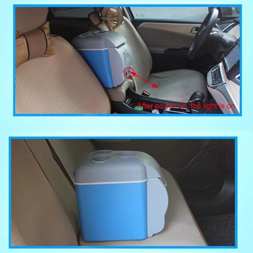 MELLYD Elektrische koeler voor kamperen, 7,5L, auto 12v, geluidsarme draagbare voedselkoeler, met koel- en verwarmingsfunctie, draagbare mini-koelkast, voor alle 12V-voertuigen - Image 7