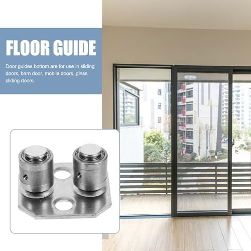 iplusmile Guia De Piso De Porta Resistente 6 Peças Guia Inferior De Piso Hardware De Porta De Celeir