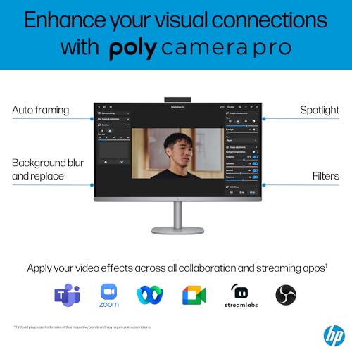 HP OmniStudio All-in-One 32, Intel Core Ultra 7 155H,NVIDIA RTX 4050,31.5inch(80.01cm),4K UHD,IPS,Three-Sided Micro-Edge, Anti-Glare,550 nits,16GB... - Image 6