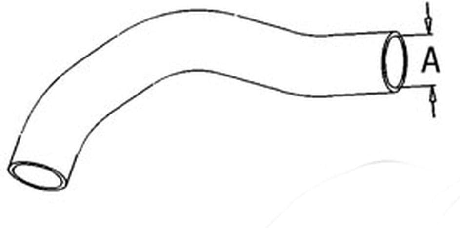 R38313 New Aftermarket Lower Radiator Hose w/ 1.875" ID Fits John Deer...