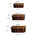 wald imports - Set of 3 Paperboard Suitcases - Decorative Storage Boxes - Suitcase Set for Decoration, Storage, and More (Brown)