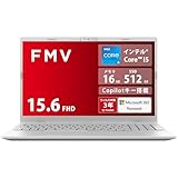 富士通 ノートパソコン FMV Note E WE1-K3 (MS 365 Personal/Copilotキー搭載/Win 11/15.6型/Core i5/16GB/SSD 512GB) FMVWK3E15W_AZ 製品画像:1位