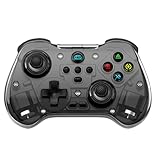 switch コントローラー 有線/無線Bluetooth接続,switch プロコンTURBO連射機能 6軸ジャイロセンサー デュアル振動 背面ボタン付き マクロ機能 着脱式カバー,PS3/Switch/Steam/PC/iOS/Android対応 ゲームパッド 日本語取扱説明書付き