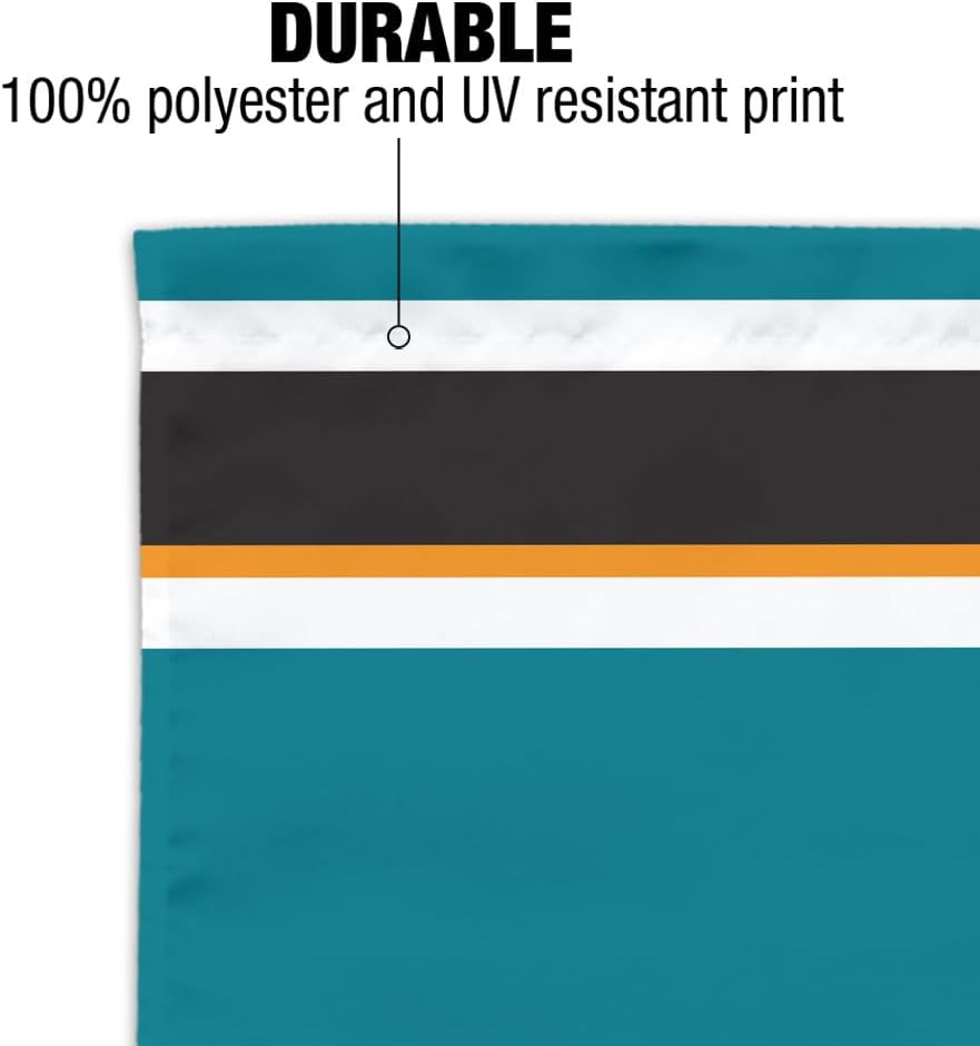 NHL San Jose Sharks Logo Garden Yard Flag