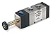 Solenoid Air Control Valve, 1/4 In, 4-Way