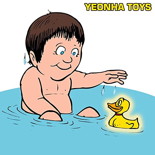 image for Yeonha Toys Bath Toy(4 Pack), Can Flashing Colourful Light, Floating B