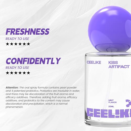 image for CEELIKE Oral Spray – Fresh Breath, Dual Cooling Experience & Conveni