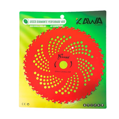 Kawapower - Disco cuchilla de Widia con 40 puntas para desbrozadora