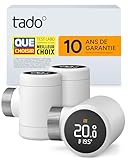 tado° Smart Thermostat X en lot de trois, gestion du radiateur via une application et une enceinte connectée (Alexa, Siri, Google Assistant), installation DIY, pas compatible avec tado° V3+