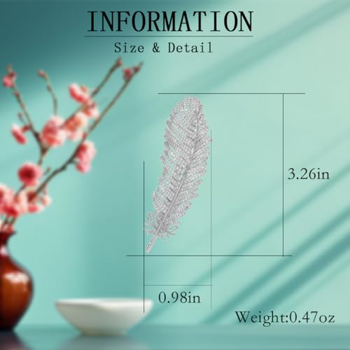 Image of Rhinestone Brooch for Women 18k Gold Plated Brooch Pin Fashion Brooch Lapel Pin Dress Accessories Safety Pin Jewelry Thanksgiving Day Birthday Wedding Gifts for Mom Wife