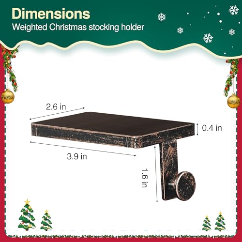 Loncaster-Christmas-Stocking-Holders-for-MantleWeighted-Stocking-Holder-for-Mantle-Fireplace-Toppers-Christmas-DecorationsHeavy-Duty-Christmas-Stocking-Hangers-Hooks-for-Mantle-Bronze Loncaster Christmas Stocking Holders for MantleWeighted Stocking Holder for Mantle Fireplace Toppers Christmas DecorationsHeavy Duty Christmas Stocking Hangers Hooks for Mantle Bronze