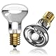Bonlux E14 R39 30W Lavalampe Glühbirne AC 230V Lava Lampe Warmweiß 2700-2800K Reflektorlampe Dimmbar, E14 Schraube SES Sockel für Lavalampen, 30 Watt R39 Lava Birne (2-Stück)