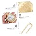 Imagen de PartyKindom Reloj de Bolsillo Antiguo Dorado con Diseño Retro Reloj de Pecho para Hombre Souvenir Elegante y Práctico para Colecciones y Ocasiones Especiales