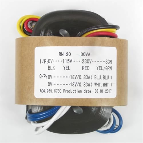 Transformateur audio 30W double 18V pour éliminer les bruits de fond de votre ampli