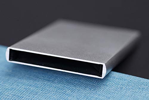 VOGARD Men's Aluminium Metal RFID Protected Smart Pop Up Wallet | 7 Card Slots (06 Silver)… 4